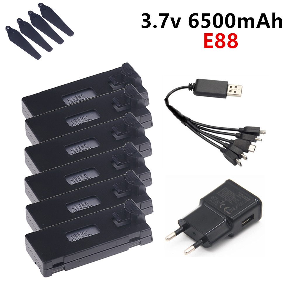 3.7V 6500mAh Lipo Batterij Voo - Eachine Drone E58 recensie en prijs