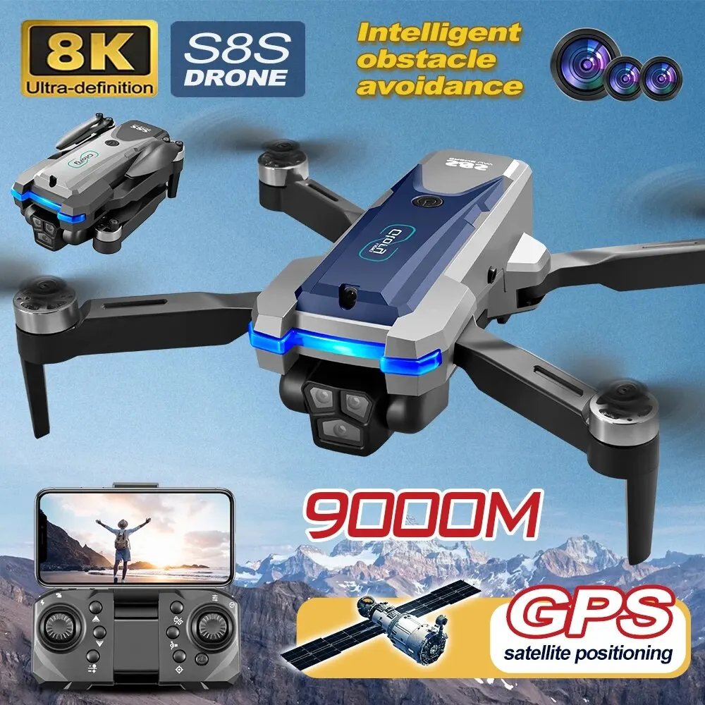 S 8S Gps Drone 5G Wifi 8K Hd D - Drone Gimbal Brushless recensie en prijs